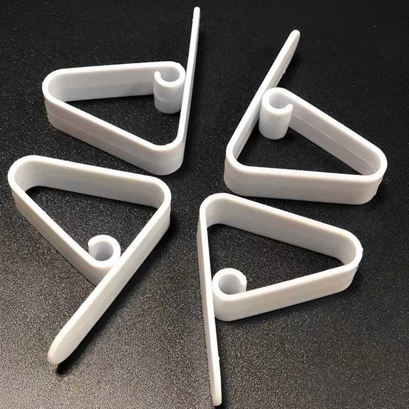 Ferma Tovaglie in Plastica Bianca per Cucina 12pz