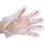Disposable Gloves in Transparent Polyethylene Plastic