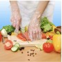 Disposable Gloves in Transparent Polyethylene Plastic