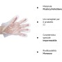 Disposable Gloves in Transparent Polyethylene Plastic