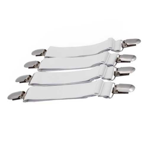 White elastic tensioners for sheet 2.