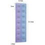 Weekly Pillbox Pill Container with 14 Compartments