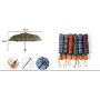 HENG DUN Automatic Folding Umbrella " Open " - Solid Colour 53cm
