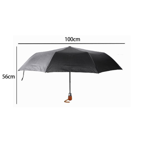 HENG DUN Automatic Folding Umbrella ' Open ' - Solid Colour
