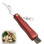 Coltello a Funghi Con Spazzola - Coltello Per Funghi Con