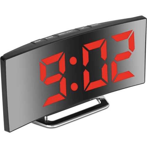 Sveglia Digitale, grande schermo a specchio LED da 7''