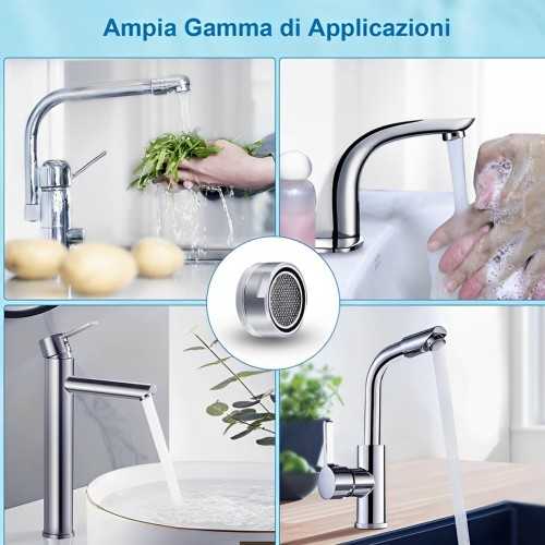 Stainless steel tap filters 23mm