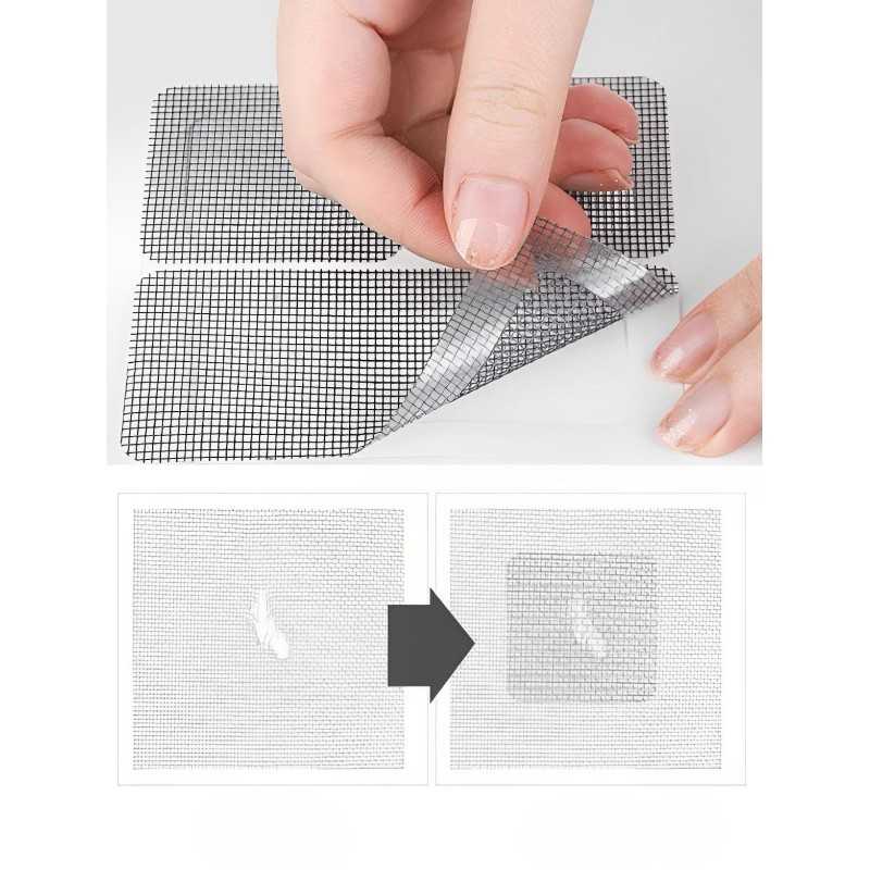 Mosquito net Repair Kit with Adhesive 4 pcs