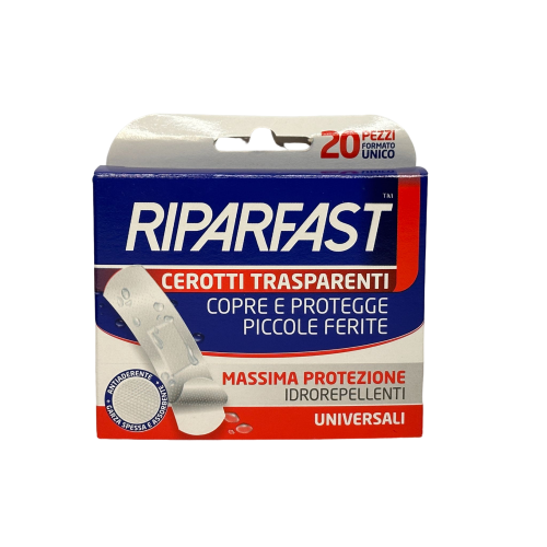 Transparent plasters Water repellent 20pcs