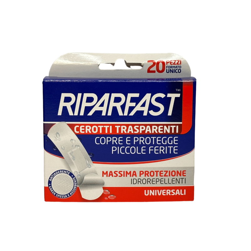 Transparent plasters Water repellent 20pcs