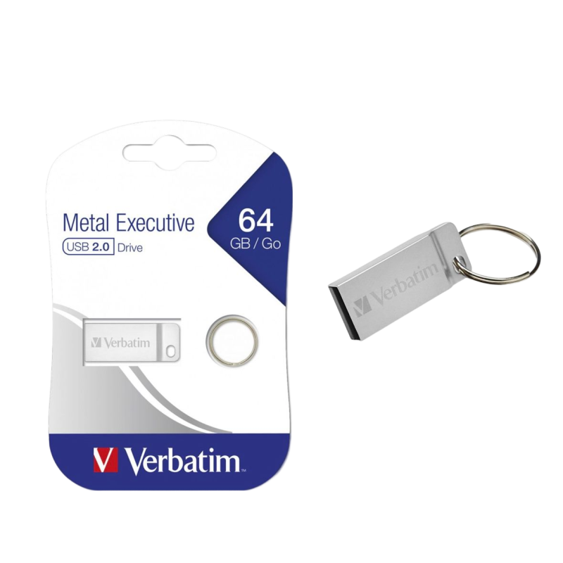 Verbatim Chiavetta da 64 GB Metal Executive