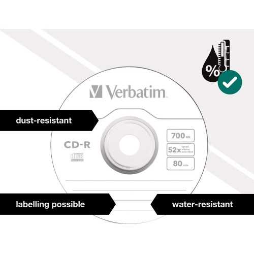 Verbatim CD-R 700 MB 25-50 pcs