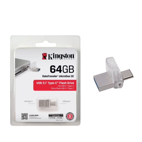 Kingston Duo 64 GB Chiavetta USB - Type-c 3.
