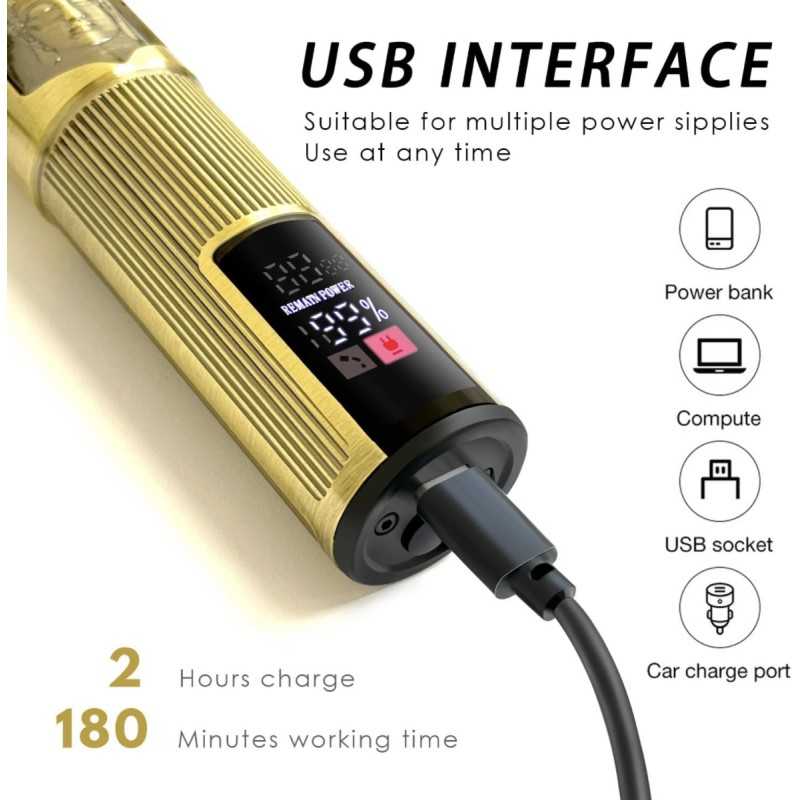 MULIN Rasoio per Capelli - Rasoio Professionale con lo Schermo